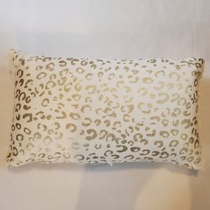 Opal House Leopard Print Lumbar Throw Pillow